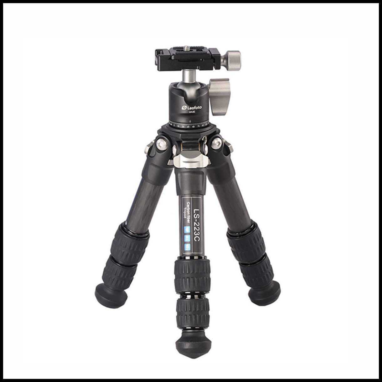 Leofoto LS-223C Ranger Statief + LH-25 Ballhead