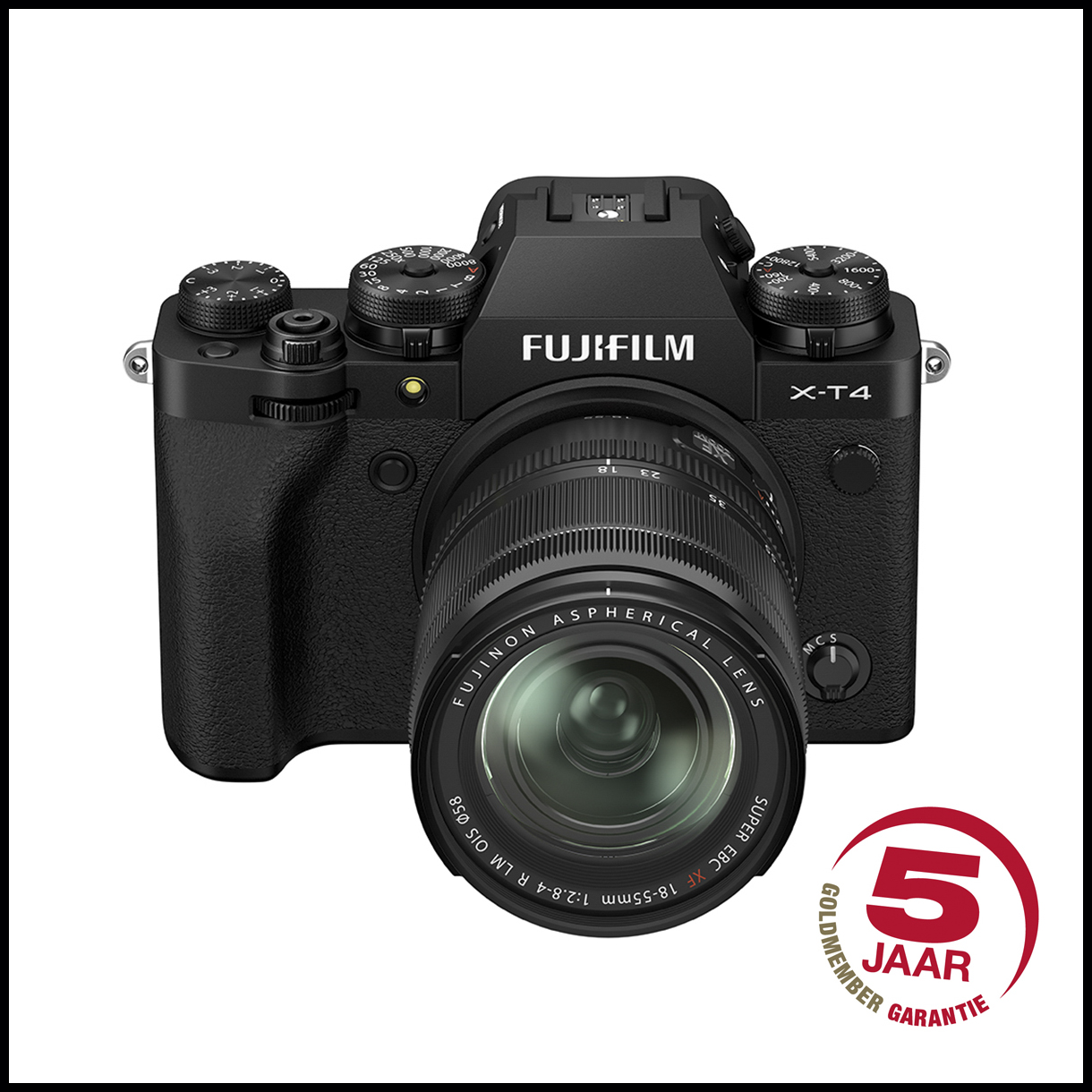 Fujifilm X-T4 zwart + XF 18-55mm F2.8-4.0 R LM OIS kit