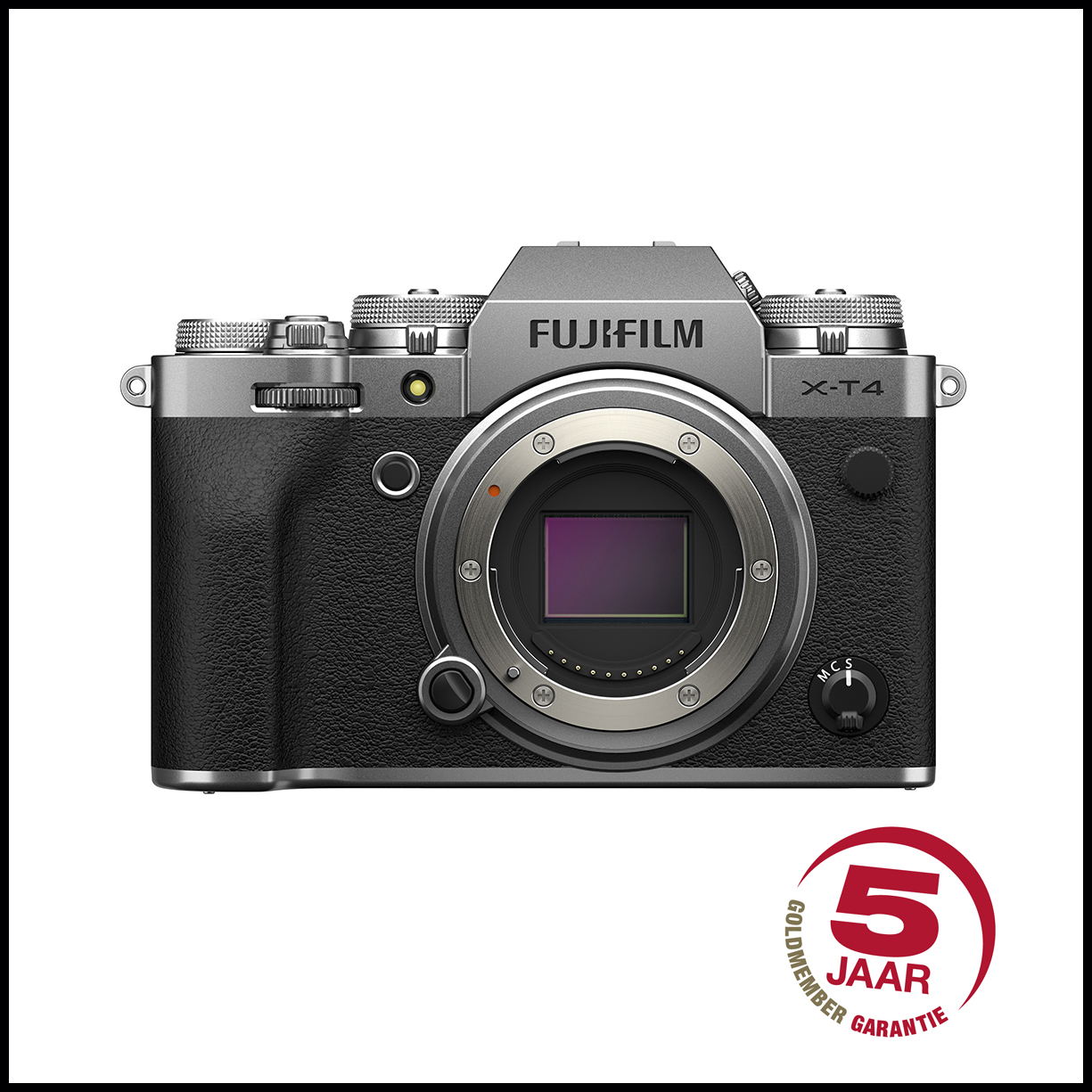 Fujifilm X-T4 body zilver systeemcamera